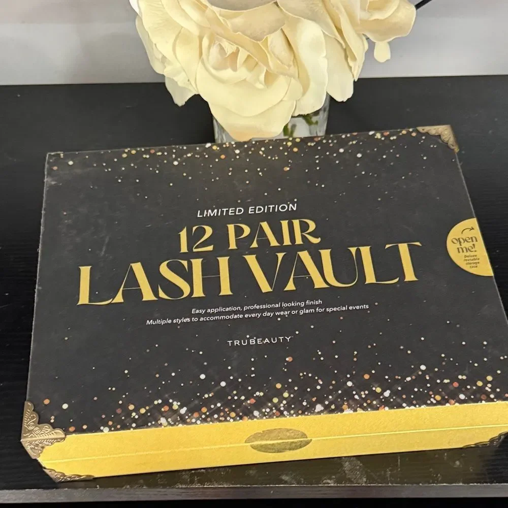 TruBeauty Limited Edition 12 sets Lashes Vault Black Demi, Classic and Bold